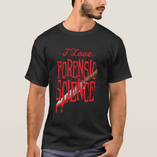 Camiseta Ciência Forense para um Investigador Forense
