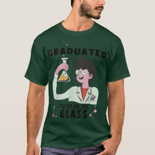 Camiseta Ciência graduada primeiro no meu canhoto engraçado