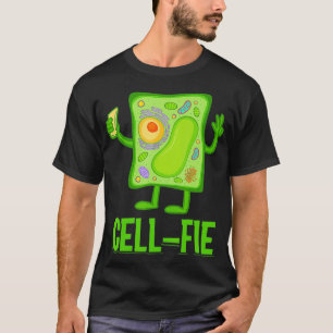 Camiseta Ciência - Gráfico Celular Fie Selfie Professor de 