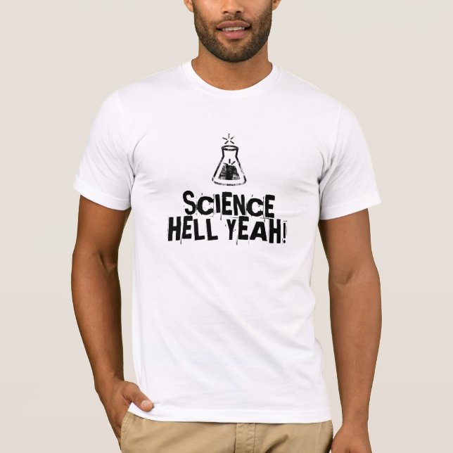 Camiseta Ciência: Inferno yeah! (Frente)