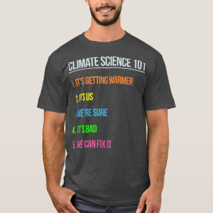 Camiseta Ciência Marcha no Dia da Terra Cientista das Mudan