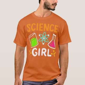 Camiseta Ciência Menina Futuros Químicos Bióloga Professora