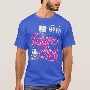 Camiseta Ciência Menina STEM Biologia Química Mulheres