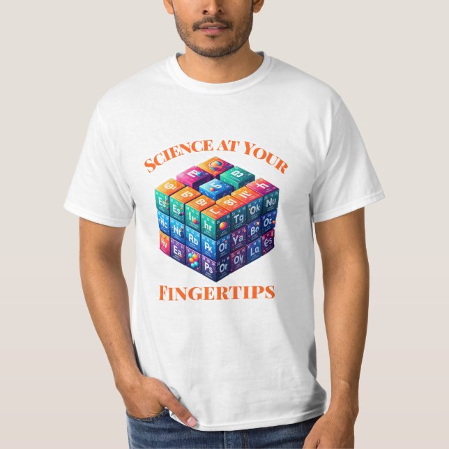 Camiseta Ciência na ponta dos dedos (Frente)