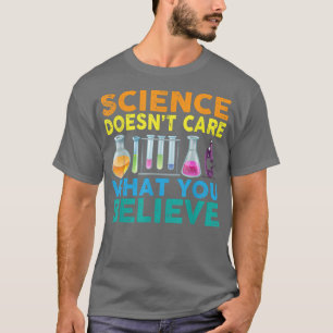 Camiseta Ciência não se importa com o que você, professor d