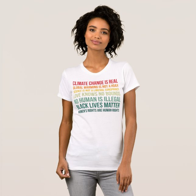 Camiseta Ciência O Aquecimento Global Das Mudanças Climátic (Frente Completa)