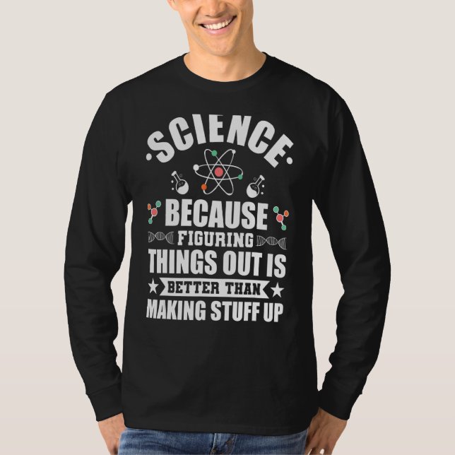 Camiseta Ciência Para Ciência Dos Professores De Química (Frente)