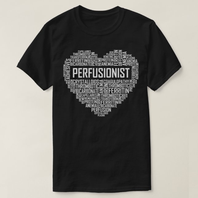 Camiseta Ciência Perfusionista Perfusionista Perfusionista (Frente do Design)