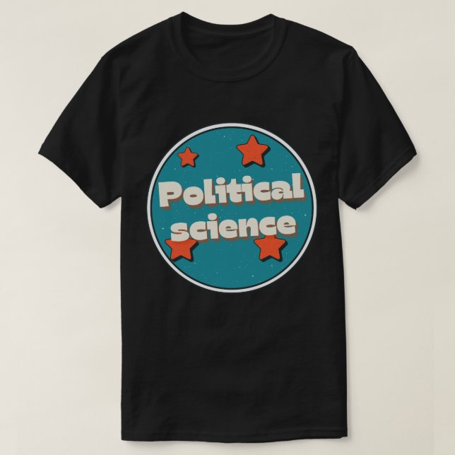 Camiseta Ciência política (Frente do Design)