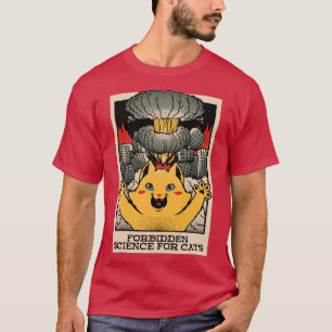 Camiseta Ciência Proibida para Gatos por Tobe Fonseca