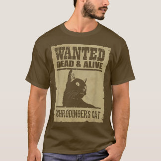 Camiseta Ciência Queria Morto E Gato De Schrodinger Vivo
