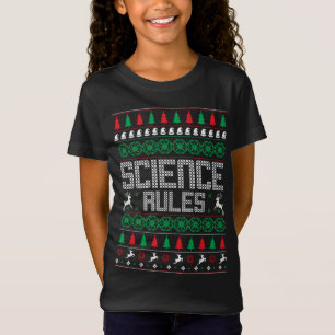 Camiseta Ciência regulamenta feio natal, doce engraçado