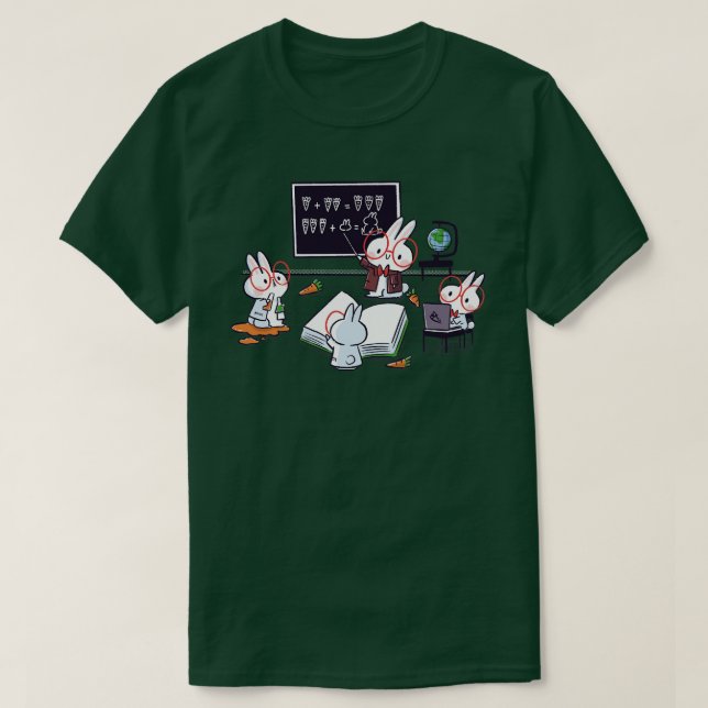 Camiseta Ciências Bunnies (Frente do Design)