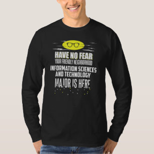 Camiseta Ciências Da Informação E Tecnologia Grande Design 