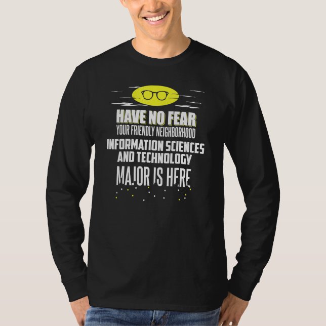 Camiseta Ciências Da Informação E Tecnologia Grande Design  (Frente)