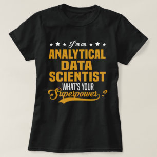 Camiseta Cientista Analítico de Dados