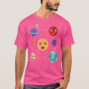 Camiseta Cientista Astrônomo Exterior Crianças da Ciência E