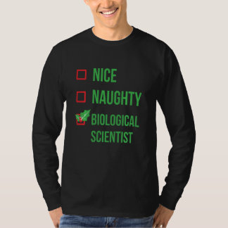 Camiseta Cientista Biológico Engraçado Pajama Natal