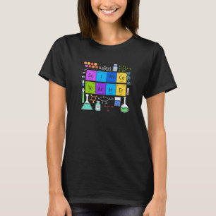 Camiseta Cientista Ciência Química Elementos Fan Professor 