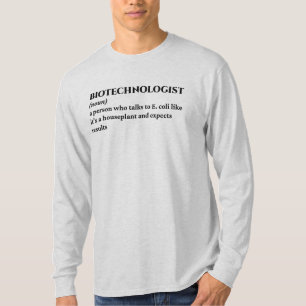 Camiseta Cientista da ciência da vida - Definição engraçada
