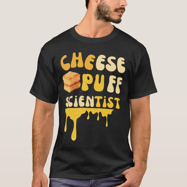 Camiseta Cientista da pasta de queijo (Frente)