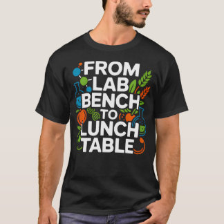 Camiseta Cientista de Alimentos Laboratório de Química