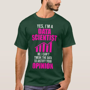Camiseta Cientista de Dados Ajuda a Opinião sobre a mineraç