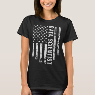 Camiseta Cientista de dados do Memorial Day patriótico band