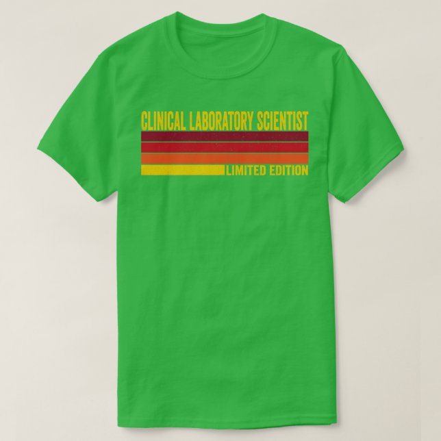 Camiseta Cientista do Laboratório Clínico (Frente do Design)