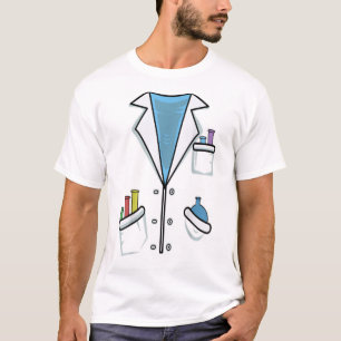 Camiseta Cientista engraçado fantasia TShirt Chemist Scien
