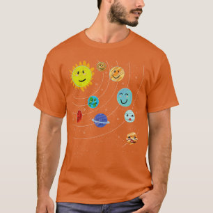 Camiseta Cientista espacial Planetas Cute Astronomia do Sis