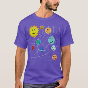 Camiseta Cientista espacial Planetas Cute Astronomia do Sis