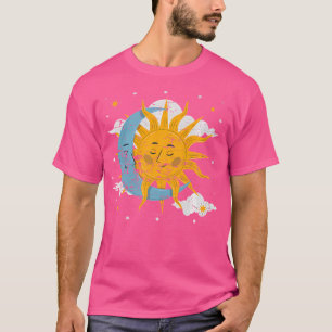 Camiseta Cientista espacial Sun Moon Celestial Astrologia d