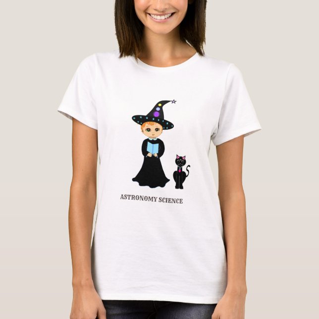 Camiseta Cientista Fofo e Gato (Frente)