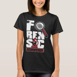Camiseta Cientista Forense Ciência Psicologia Ciência Foren