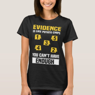 Camiseta Cientista Forense Criminologia Coroner e Forense