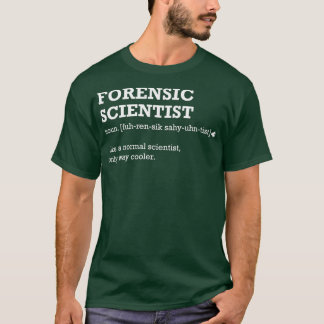 Camiseta Cientista forense dá ideia para forense