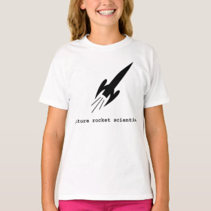 Camiseta cientista futuro do foguete