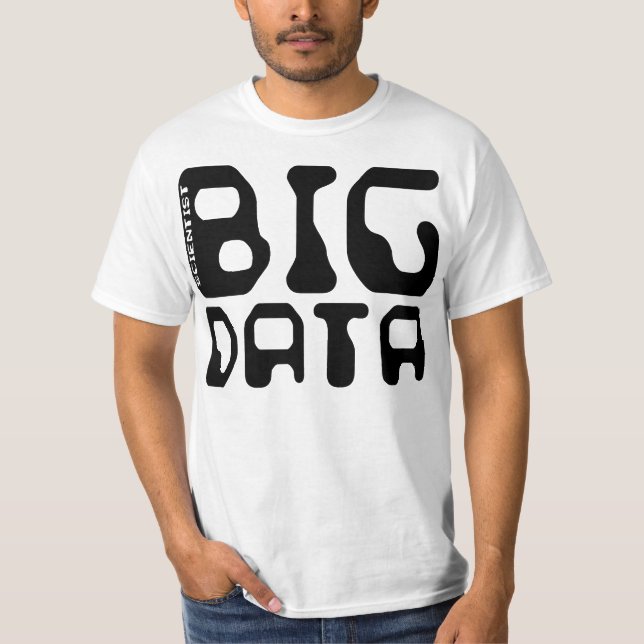 Camiseta Cientista grande dos dados (Frente)