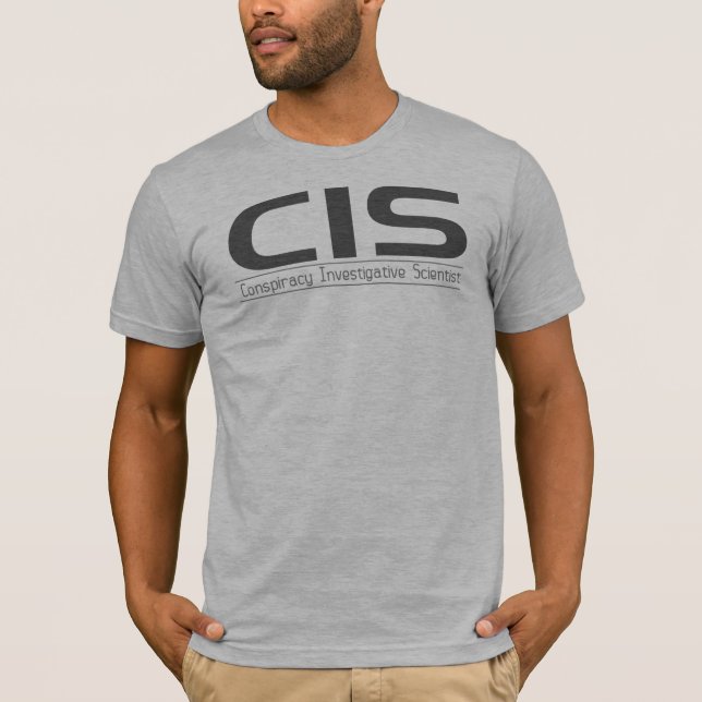 Camiseta Cientista investigatório da conspiração (Frente)