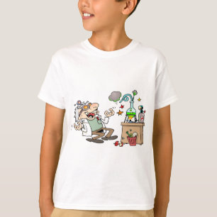 Camiseta Cientista louco engraçado