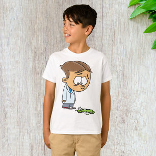 Camiseta Cientista Menino Triste com Experiência Quebrada