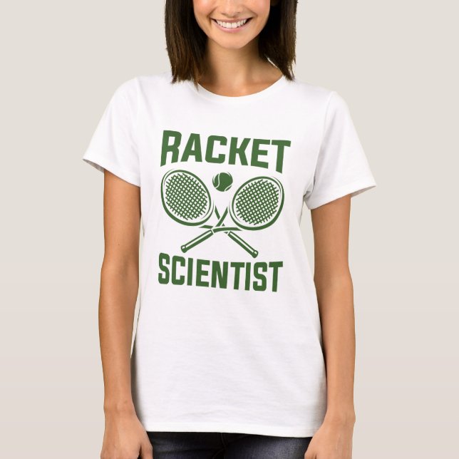 Camiseta Cientista Racket (Frente)