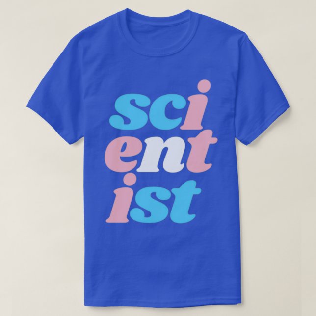 Camiseta cientista trans vertical no border 1 (Frente do Design)