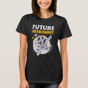 Camiseta Cientista Viagem Espacial Foguete Dabbing Futuro A