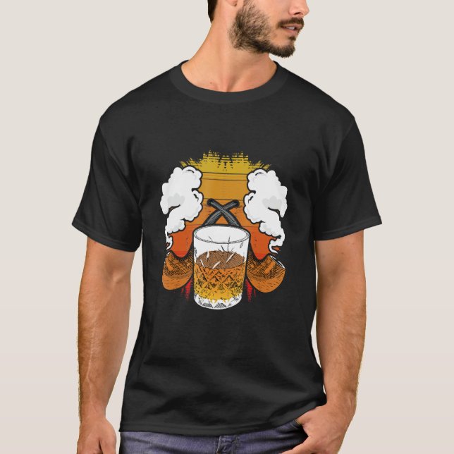 Camiseta Cigar And Whiskey (Frente)