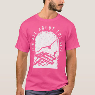 Camiseta Cigar Sarcastic Saying It'S All About The Size
