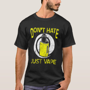 Camiseta Cigarro eletrônico de vapor de vapor E Shisha Fuma