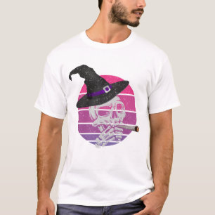 Camiseta Cigarro Engraçado E Assustador Do Crânio Fumante