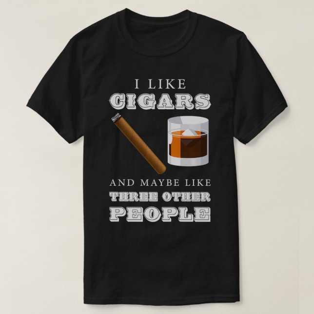 Camiseta Cigarro Fumante Whiskey Bourbon Pai Scotch (Frente do Design)